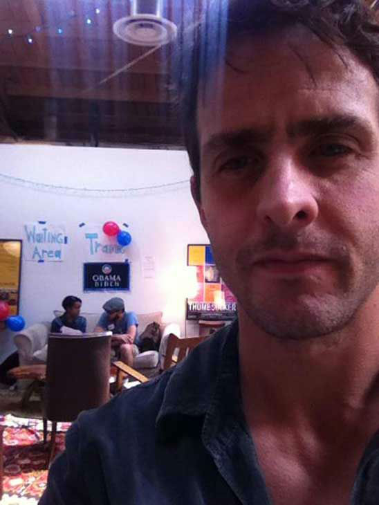 Joey McIntyre appears in a Twitter photo posted...