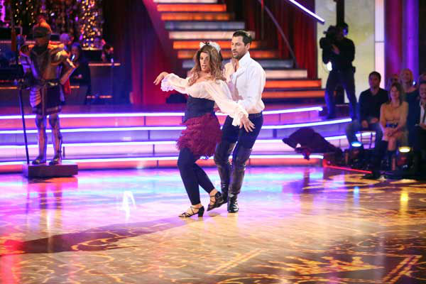 Kirstie Alley and Maksim Chmerkovskiy appear in...