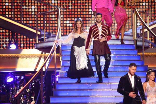 Kirstie Alley and Maksim Chmerkovskiy appear in...