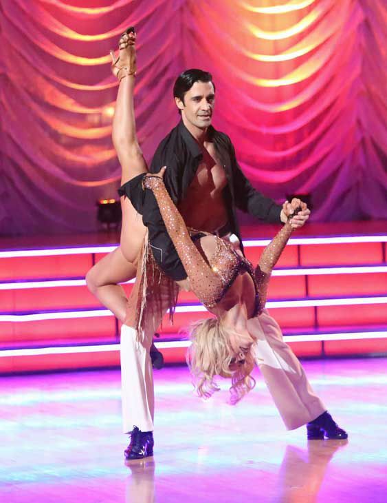 Gilles Marini and Peta Murgatroyd appear in a...