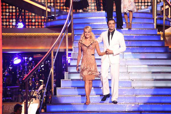 Gilles Marini and Peta Murgatroyd appear in a...