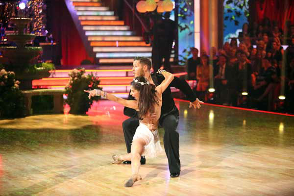 Kelly Monaco and Valentin Chmerkovskiy appear in...