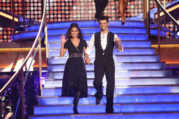 Melissa Rycroft and Tony Dovolani appear in a...