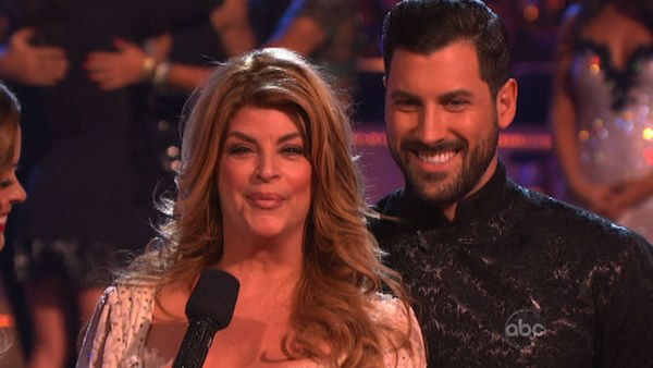 Actress Kirstie Alley and her partner Maksim...