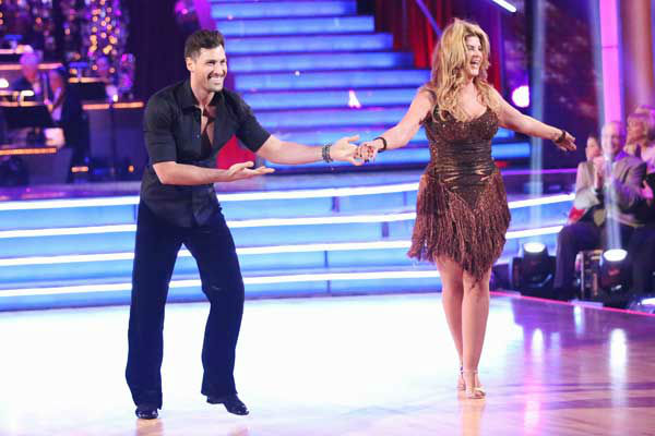 Actress Kirstie Alley and her partner Maksim...