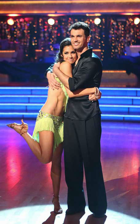 Melissa Rycroft and her partner Tony Dovolani...