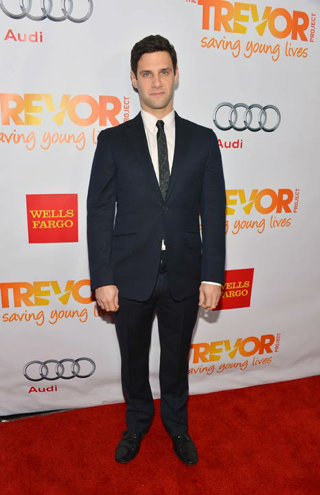 Justin Bartha attends the Trevor Project's...