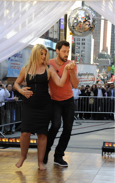 Kirstie Alley and Maksim Chmerkovskiy appear on...