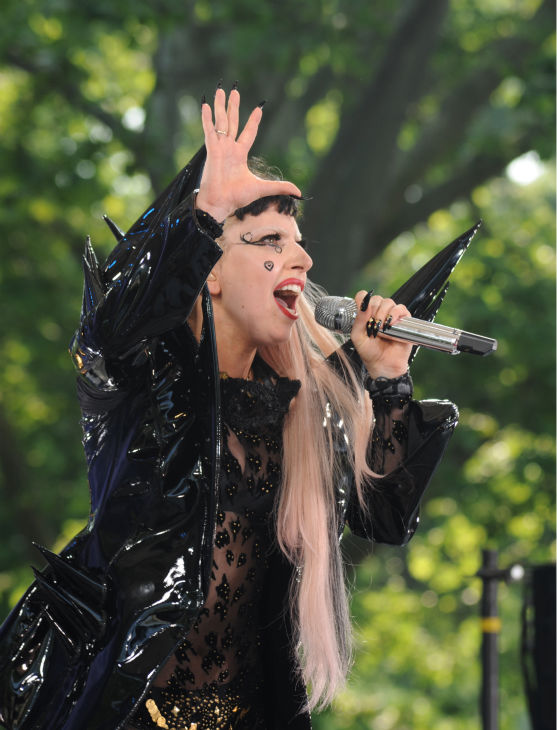 Lady Gaga performs live in Central Park to kick...