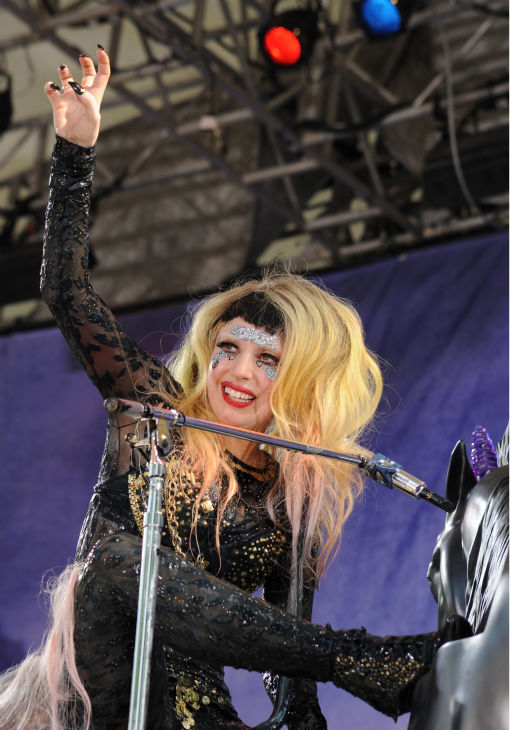 Lady Gaga performs live in Central Park to kick...