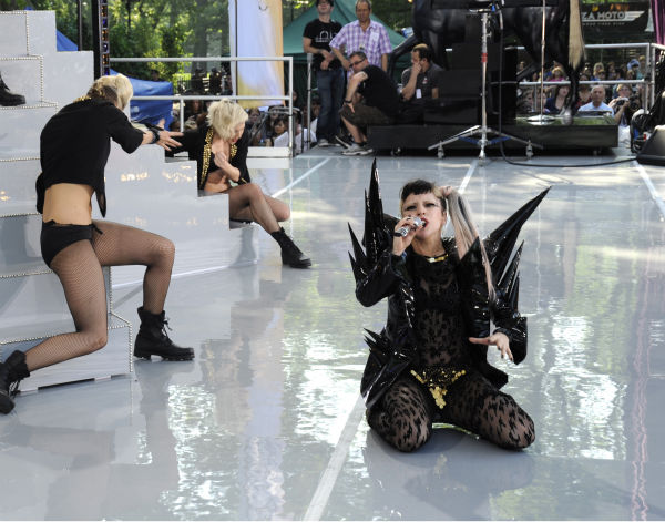 Lady Gaga performs live in Central Park to kick...