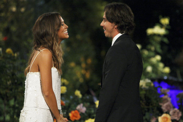 Jenna and Ben Flajnik appear in a scene from the...