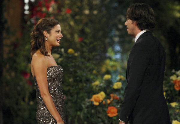 Kacie and Ben Flajnik appear in a scene from the...