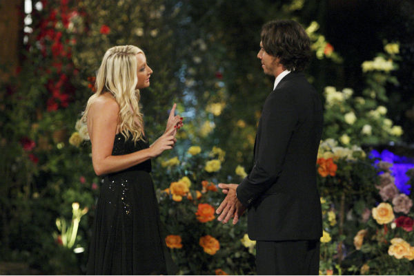 Jaclyn and Ben Flajnik appear in a scene from...