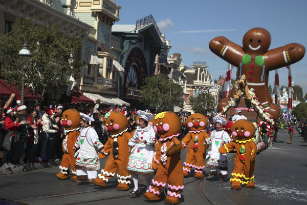 deck the castles with boughs of holly and tune in as disneyland resort in california - Disney Christmas Day Parade deck the castles with boughs of holly and tune in as disneyland resort in california - Disney Christmas Day Parade