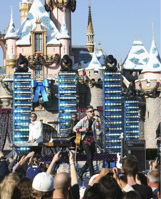 The band OneRepublic appears at the 2011 Disney...