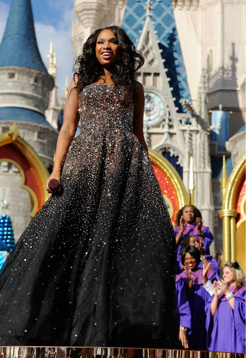 Jennifer Hudson appears at the 2011 Disney Parks Christmas Day Parade at Walt Disney World's Magic Kingdom in Florida. The special airs Christmas Day, at various times across the country, on ABC.