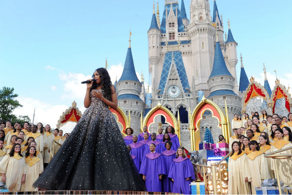 Jennifer Hudson appears at the 2011 Disney Parks...