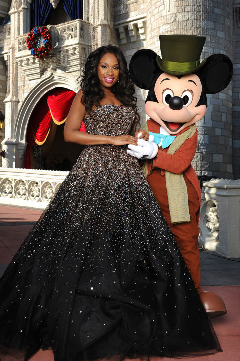 Jennifer Hudson appears at the 2011 Disney Parks Christmas Day Parade at Walt Disney World's Magic Kingdom in Florida. The special airs Christmas Day, at various times across the country, on ABC.