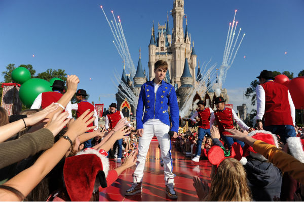 Justin Bieber appears at the 2011 Disney Parks...