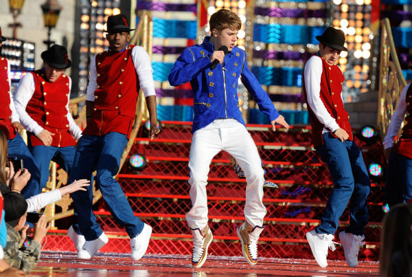 Justin Bieber appears at the 2011 Disney Parks...