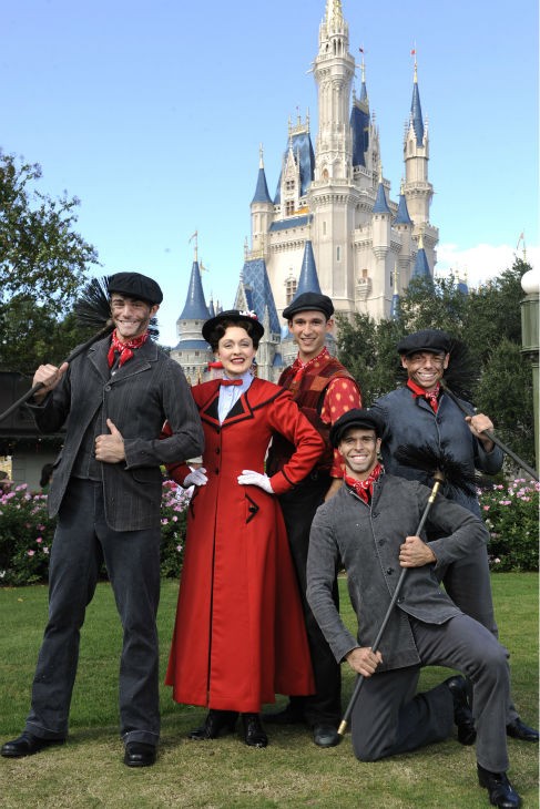 Cast members playing characters from 'Mary...