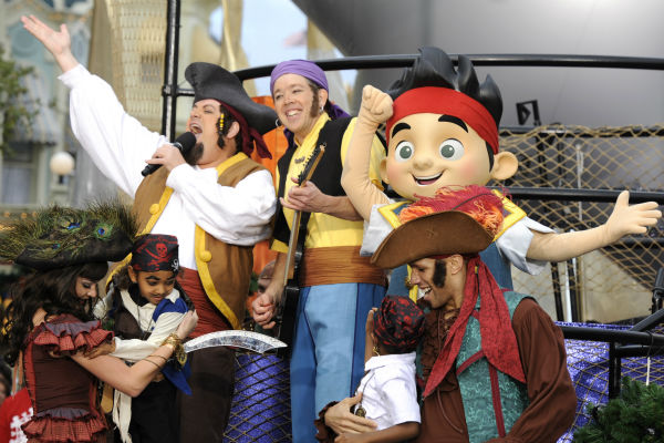 Pirate character actors appear at the 2011...