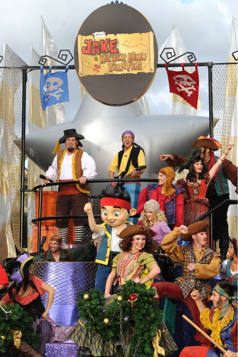 Pirate character actors appear at the 2011...