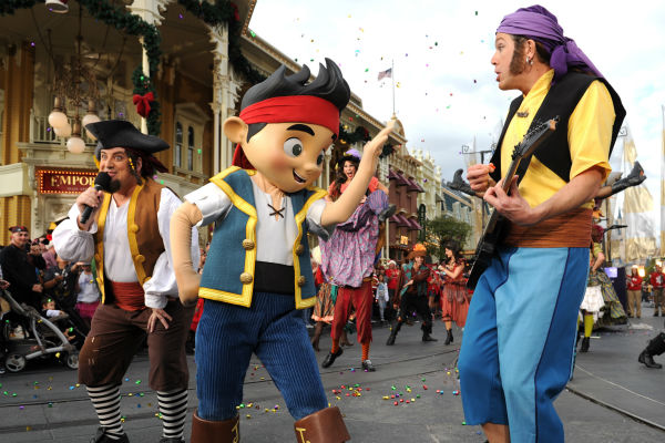 Pirate character actors appear at the 2011...