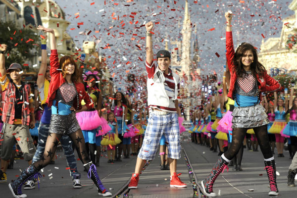 Zendaya Coleman and Bella Thorne from the 'Disney Channel' series 'Shake I Up!' appear at the 2011 Disney Parks Christmas Day Parade at Walt Disney World's Magic Kingdom in Florida. The special airs Christmas Day, at various times across the country, on A