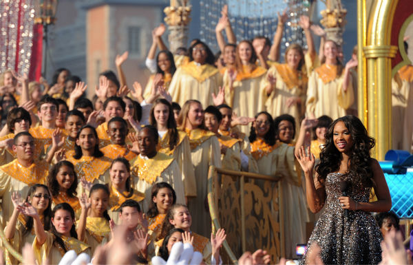Jennifer Hudson appears at the 2011 Disney Parks...