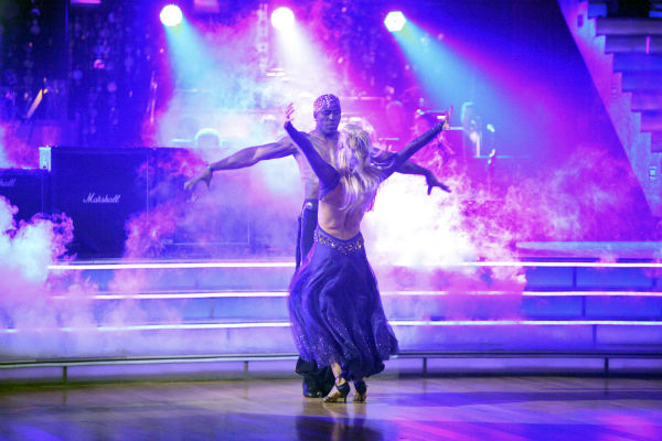 Football star Donald Driver and his partner Peta...