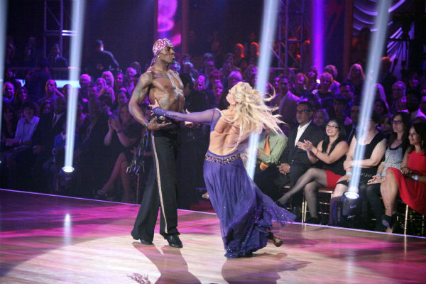 Football star Donald Driver and his partner Peta...