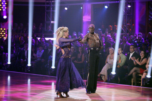 Football star Donald Driver and his partner Peta...