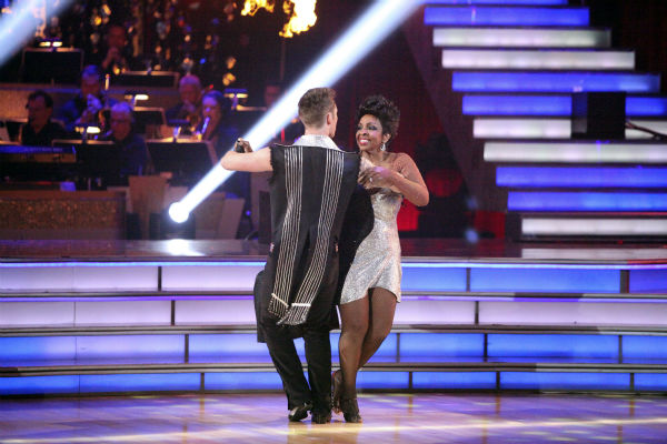 Gladys Knight and her partner Tristan MacManus...