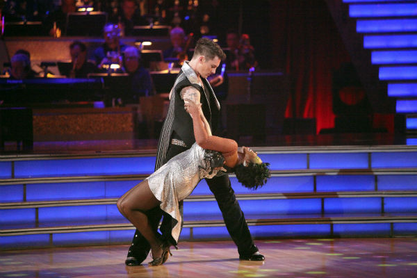 Gladys Knight and her partner Tristan MacManus...