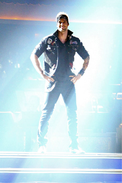 Telenovela star William Levy (pictured) and his partner Cheryl Burke received 22 out of 30 points from the judges for their Jive on week 4 of 'Dancing With The Stars' on April 9, 2012.