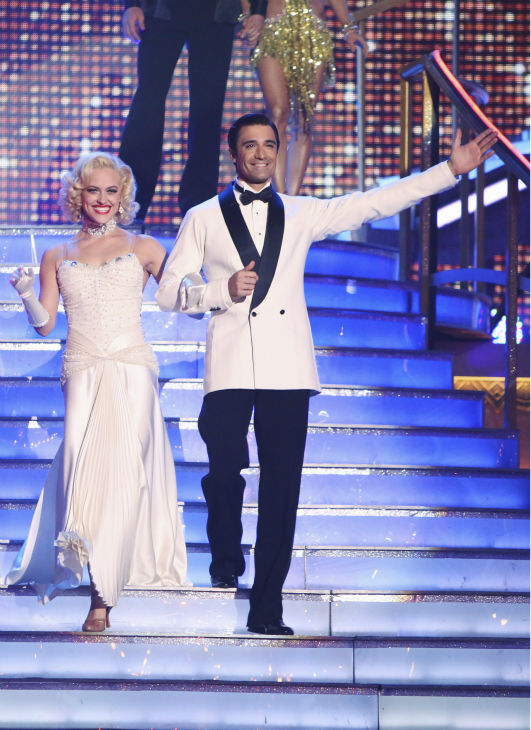 Gilles Marini and Peta Murgatroyd appear in a...