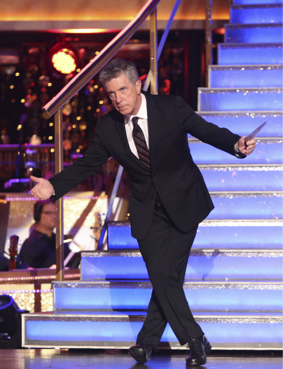Co-host Tom Bergeron appears on 'Dancing With...