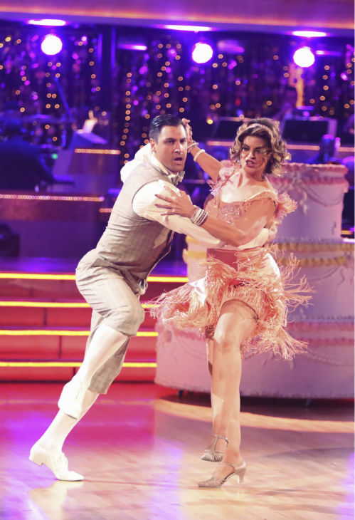 Actress Kirstie Alley and her partner Maksim...