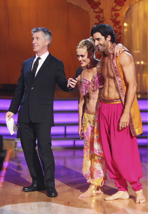 French actor Gilles Marini and his partner Peta...
