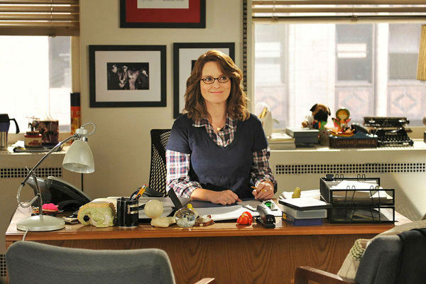 Tina Fey as Liz Lemon in a '30 Rock' promotional photo in 2012.