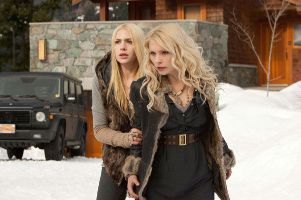 Casey LaBow and MyAnna Buring appear in a scene...