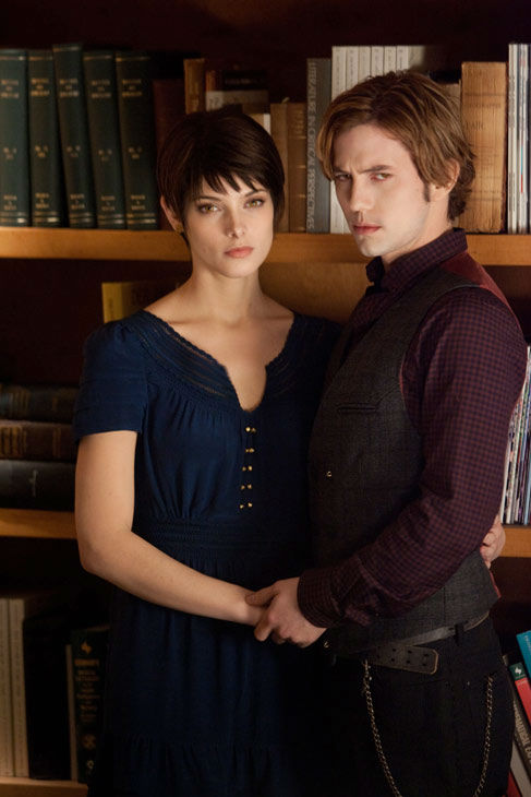 Ashley Greene and Jackson Rathbone appear in a...