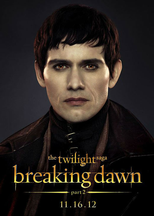 Christian Camargo who portrays Eleazer of the Denali clan in 'The Twilight Saga: Breaking Dawn - Part 2,' appears in a cast poster for the film, which is slated for release on November 16, 2012.