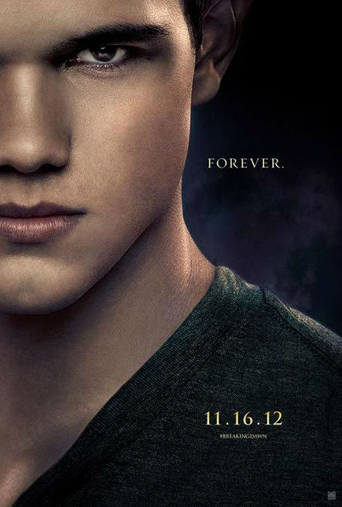 Taylor Lautner, who portrays Jacob Black in 'The...