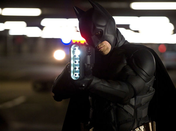 Christian Bale appears as Batman in 'The Dark...