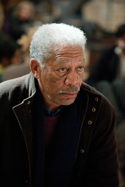 Morgan Freeman appears as Lucius Fox in 'The Dark Knight Rises,' set to hit theaters on July 20, 2012.