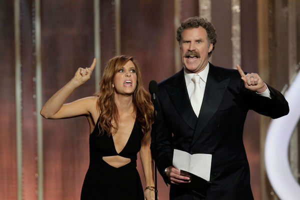 Will Ferrell and Kristen Wiig appear on stage...