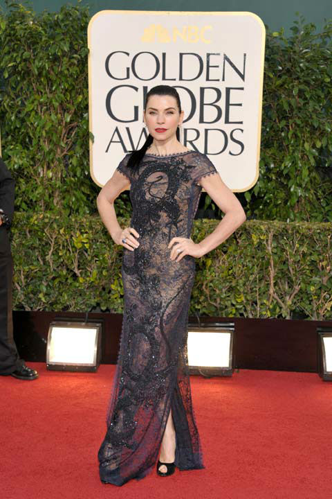 Actress Julianna Margulies arrives at the 70th...